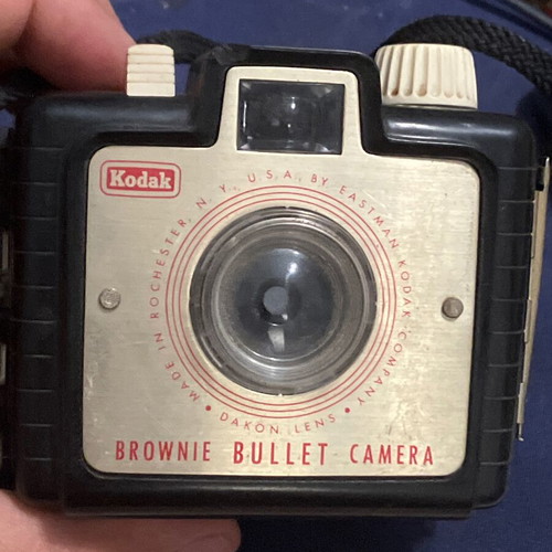 Kodak Brownie Bullet camera used, 1957-1964, bakelite
