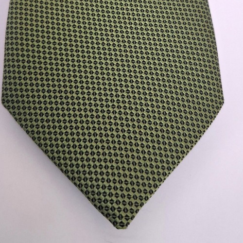 Franco Rafaello tie with pocket square new, olive green