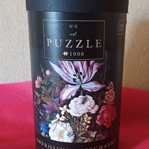 Interdruk puzzle 1000 pieces new with Ambrosius Bosschaert painting