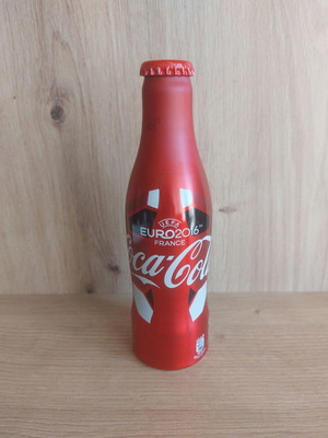 Coca-Cola Euro 2016 France 250ml συλλεκτικό μεταλλικό μπουκάλι καινούργιο