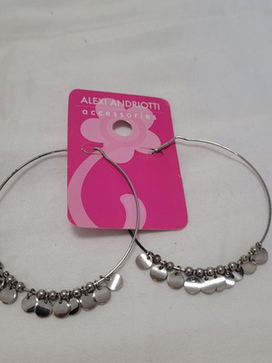 Alexi Andriotti Silver Earrings for Pierced Ears New