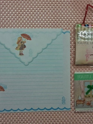 Beautiful Sunday stationery set like new