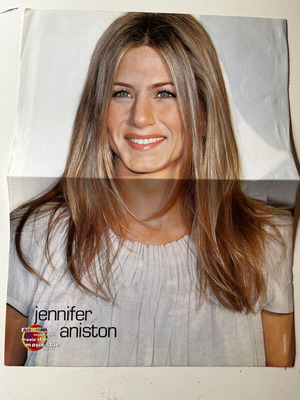 Jennifer Aniston / Janet Jackson poster used 23cm x 30cm