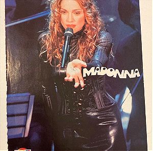 Madonna - Shola Ama Ένθετο Αφίσα από περιοδικό Αφισόραμα Σε καλή κατάσταση Τιμή 5 Ευρώ