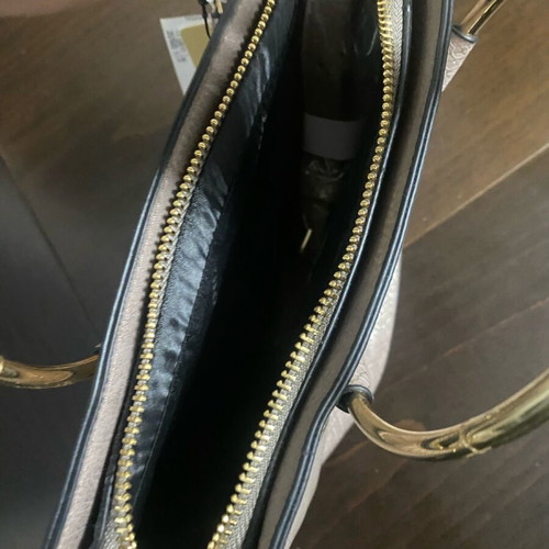 Dune London Handbag New with Snake Effect and Gold Handles