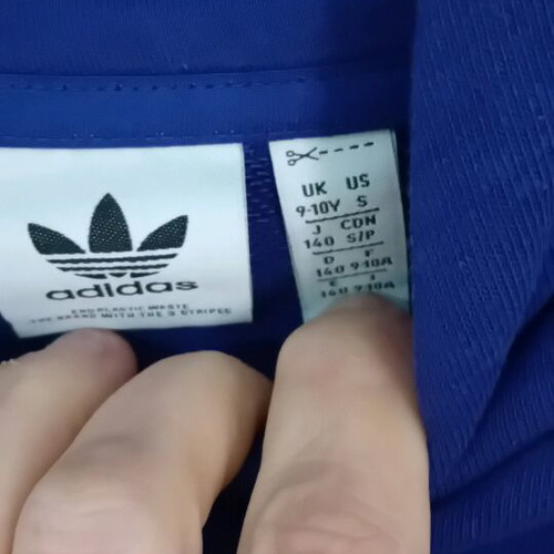 Adidas crop sweatshirt girl 9-10 years like new