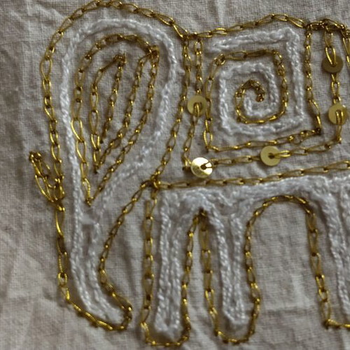 Handmade Indian Panda New Embroidered Cotton