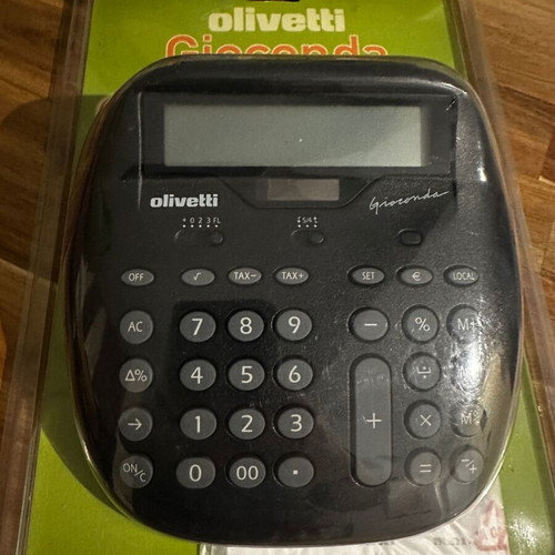 Olivetti Gioconda calculator new with dual-color backlight display