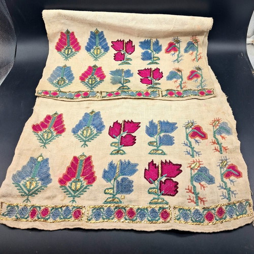 Traditional Chevres Antique with Handmade Embroidery (1.80 x 0.40 m)
