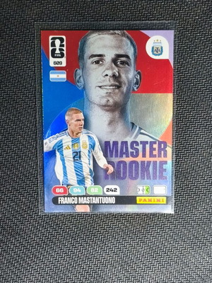 Franco Mastantuono Master Rookie Panini Adrenalyn XL FIFA World Cup 2026 card new