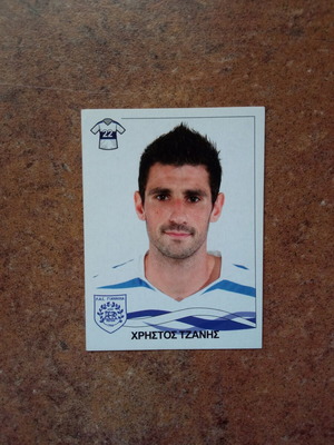 Panini Superleague Greece 2009-2010 Sticker No305 Christos Tzanis new