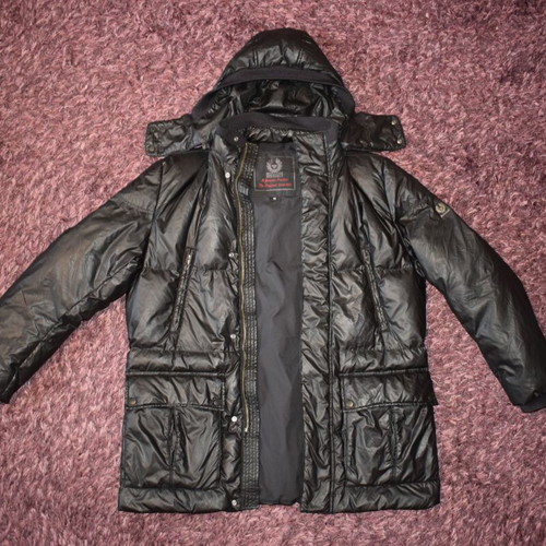 Belstaff long men's jacket size M used, black