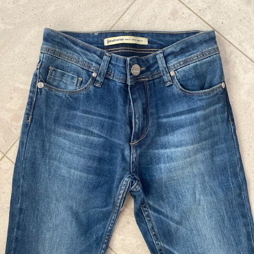 Stradivarius jeans like new, dark blue washed, wide leg