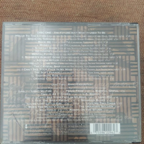 The Doors boxset 2CD used, rock