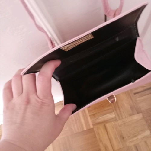 Pink handbag refurbished, 12×20cm