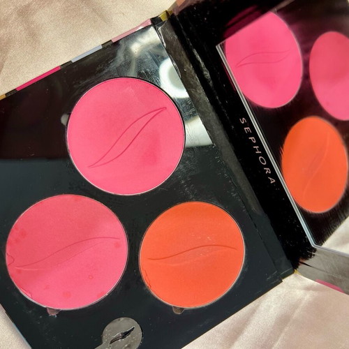 Sephora refill blush palette in 3 vibrant shades new
