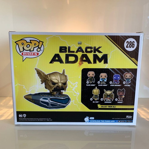Funko POP! DC Black Adam Hawkman in Cruiser new