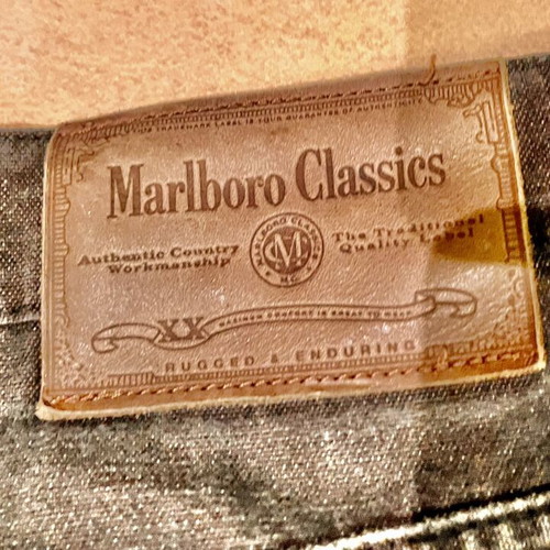 Marlboro Classics vintage black faded jeans used, W34 L36