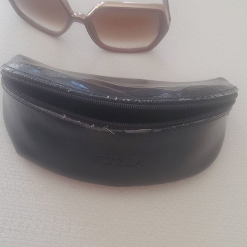 Furla sunglasses used, gold and brown