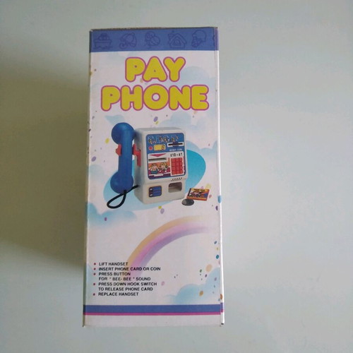 Pay Phone toy new, 1990s with card and coin slot