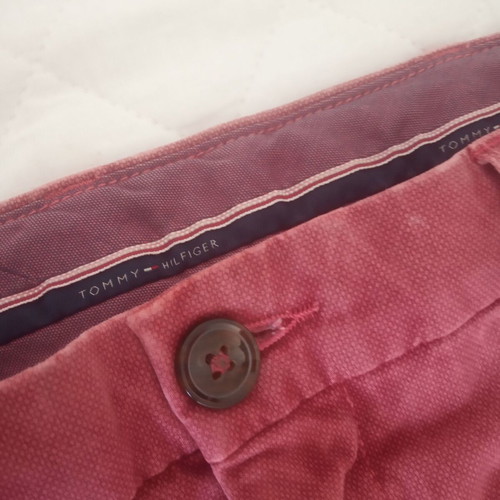Tommy Hilfiger red pants used, size 34/34