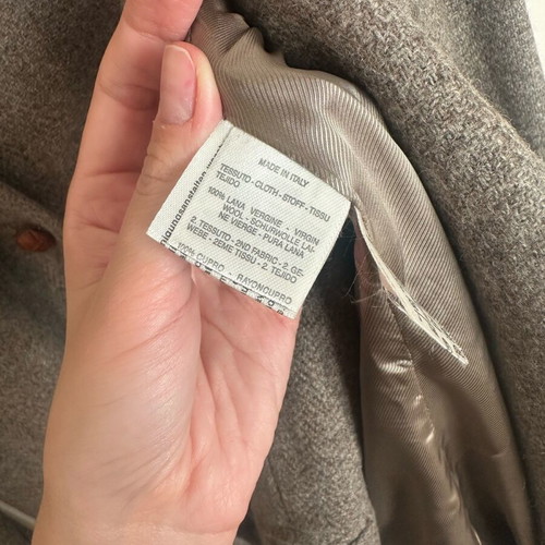 Max Mara Weekend blazer and vest size UK 12 used, grey and brown