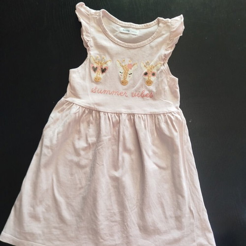 Girls' dresses used, size 110 cm, multicolor, pack or single