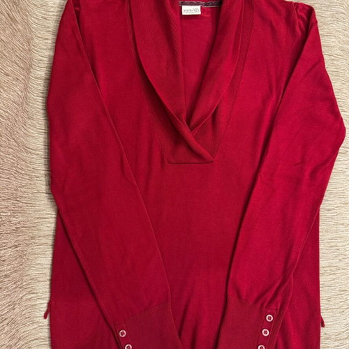 Esprit women's knitted sweater red size M like new