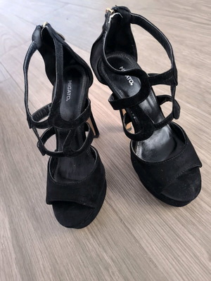 Migato women's sandals with platform, like new, size 37, black