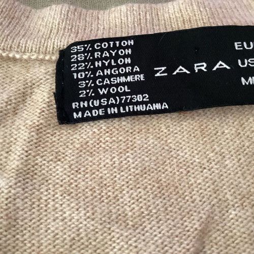 Zara Knit beige cardigan like new, size M
