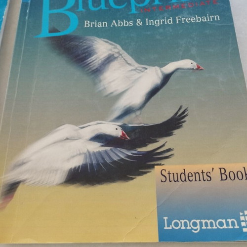 New Blueprint Intermediate book set used, Student's Teacher's Workbook