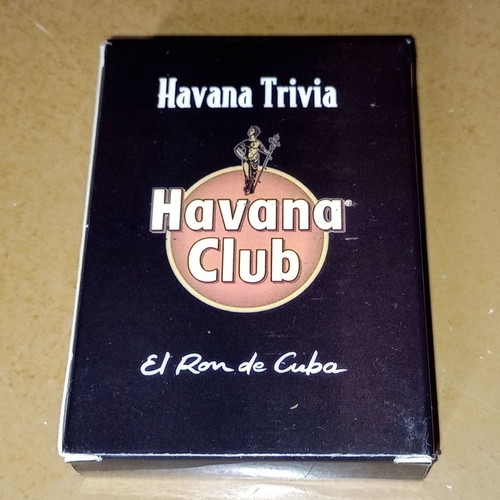 Havana Club Trivia game with cards new