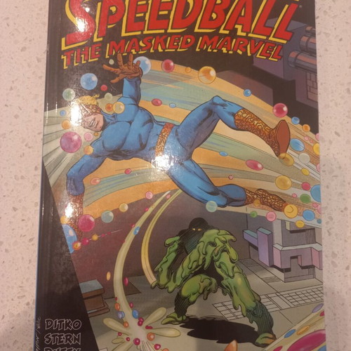 Marvel Speedball The Masked Marvel comic book like new