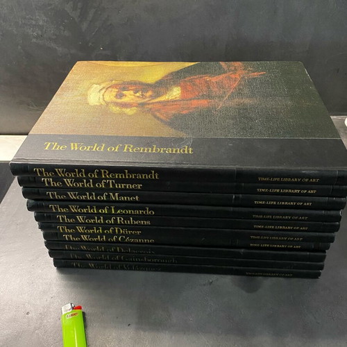Time Life Library of Art collectible book series like new, 10 volumes