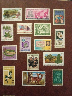 Rwanda stamps new, unsealed collectible