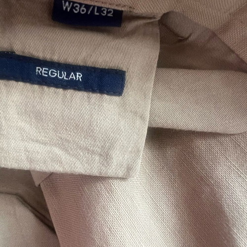 Gant men's beige trousers like new, linen fabric