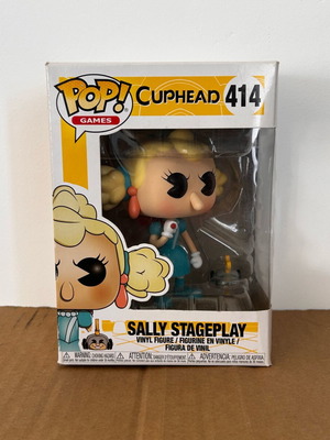 Funko Pop Sally Stageplay #414 like new, Cuphead