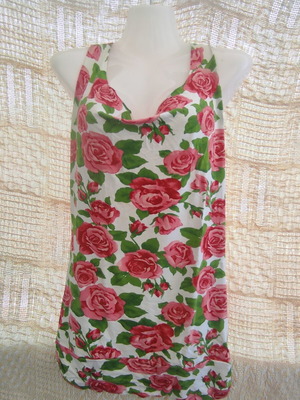 T-back floral t-shirt