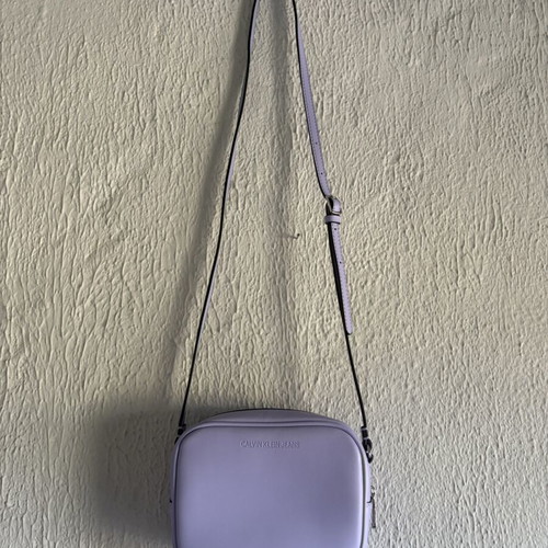 Calvin Klein lilac crossbody bag like new