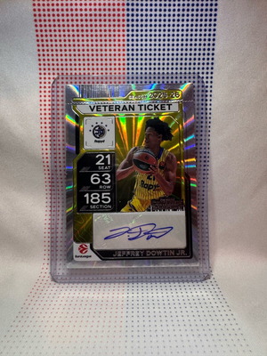 Jeffrey Dowtin Jr Auto Base Card new