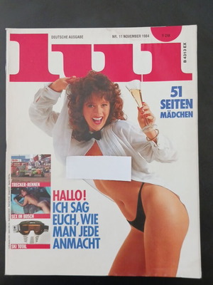 Iui magazine November 1984 used