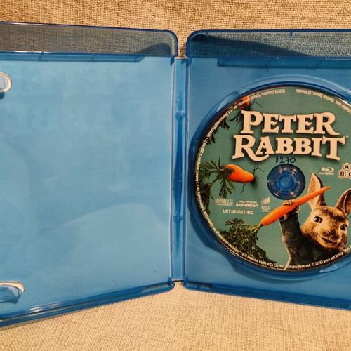 Peter Rabbit Blu-ray used, dubbed with Greek subtitles