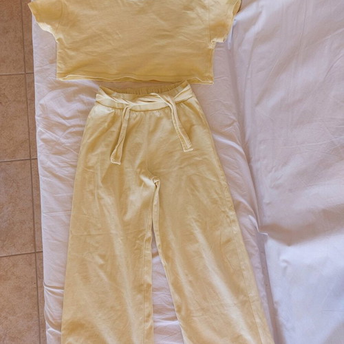 Zara kids set yellow for 7 years like new