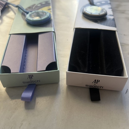 AP x Swatch Royal Pop Pocket Watch, Lan Ba and Black