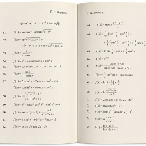 General Mathematics 2nd Edition by Mazouros & Tsitsiouras like new, Greek