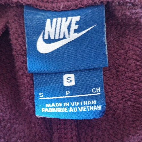 Nike cotton sweatpants used, brown and purple