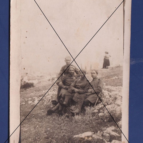 Athens 1936 Soldiers Photo used, Areios Pagos Hill, Interwar Period