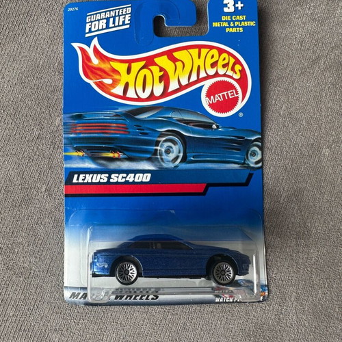 Hot Wheels Lexus SC400 2000 model new, blue