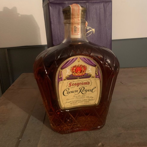 Seagrams Crown Royale Whisky 1957 new