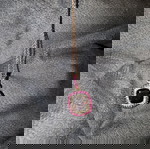  κολιε rose gold με διαμάντια